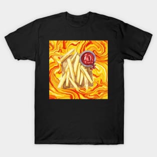 I Love French Fries T-Shirt